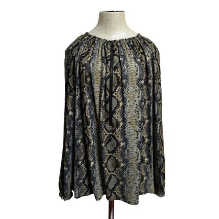 Tom Ford
Bluse aus 100 % Seide mit khakifarbenem S
