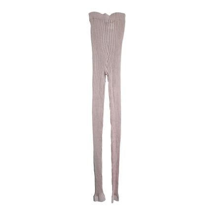Maison Ullens
Leggings in cashmere e seta rosa.
El