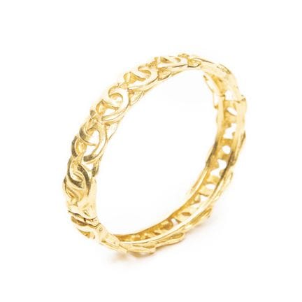 Chanel
Colección Otoño 1995.
Pulsera «CC» de metal
