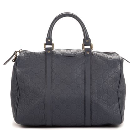 Gucci
Handtasche „Boston“ aus blauem „Guccissima“-