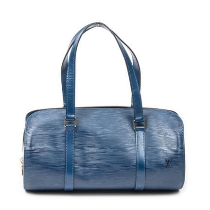 Louis Vuitton
Handtasche „Soufflot“ aus blauem „Ép