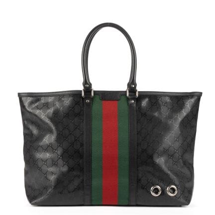 Gucci
Bolso «Web Tote» de lona recubierta «Supreme