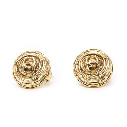 Chanel
Colección Otoño 1994.
Pendientes de clip «C