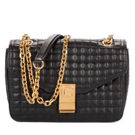 Celine
Sac porté épaule « C Chain » en cuir de vea