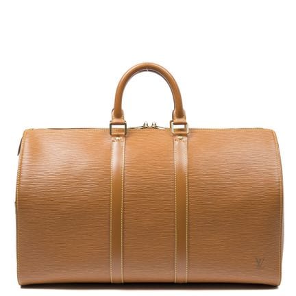 路易威登
棕色“Épi”小牛皮“Keepall”旅行包。
金色五金件。
带有序列号。
尺寸：48 x