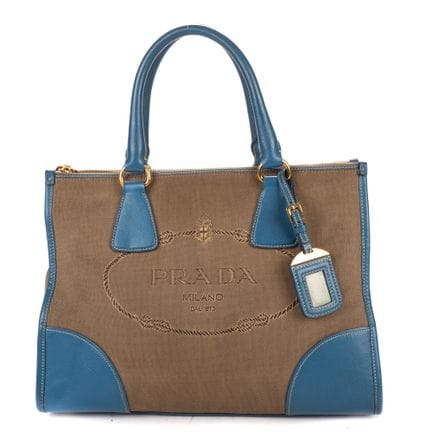 Prada
Bolso de hombro «Saffiano Tote» de lona beig