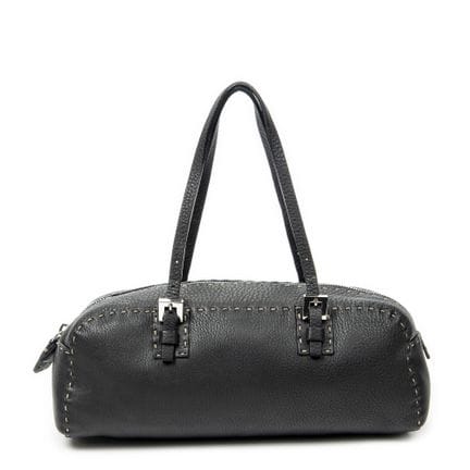 Fendi
Sac porté épaule « Mini Bowling » en cuir de