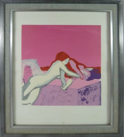 Pierre LEYGONIE (1923-2007)  " Femmes allongées". 