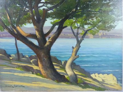Claude PALLOT (1901-1987) : "Antibes, pointe Bacon