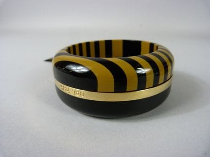 FENDI - Conjunto de tres pulseras tipo esclava bic