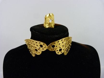 Colette MARCHAL SIMON - ANILLO estilizado de bronc