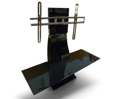 Meuble télévision à structure pivotante en métal l