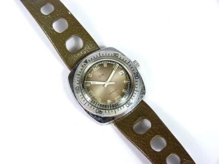 SIM, «incabloc» - RELOJ DE PULSERA  tipo «Skindive
