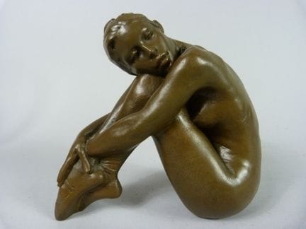 Jacques LE NANTEC (born in 1940): Brown-patinated 