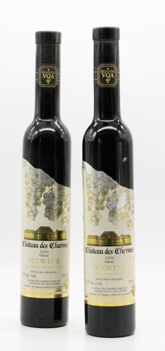 Château des Charmes.  
Eiswein, Vidal. 
Jahrgang: 