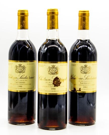 CHATEAU SUDUIRAUT. 
Jahrgang: 1990. 
3 Flaschen, b