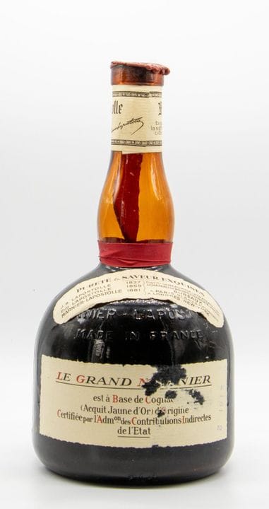GRAND MARNIER.
Cordon rouge. Triple orange.
Period