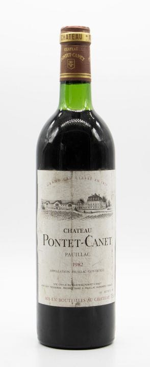 CHATEAU PONTET CANET.
Jahrgang: 1982.
1 Flasche, h