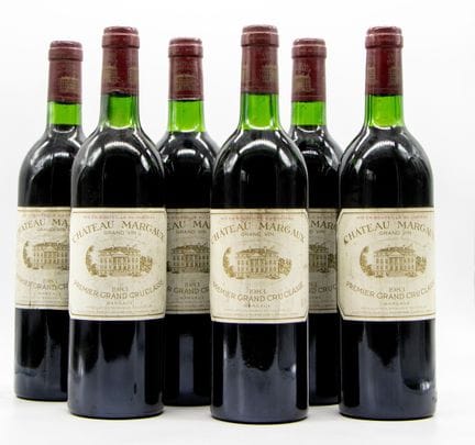 CHATEAU MARGAUX.
Jahrgang: 1983.
6 Flaschen, mit E