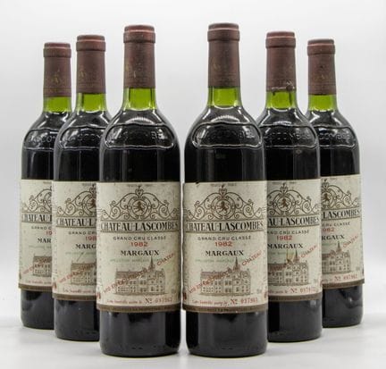 CHATEAU LASCOMBES.
Jahrgang: 1982.
6 Flaschen, b.g