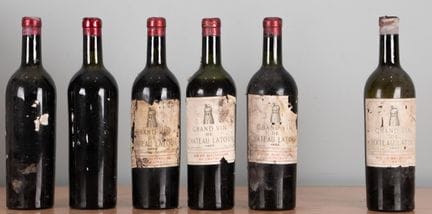 CHATEAU LATOUR.
Jahrgang: 1933.
5 Flaschen, 2 mit 