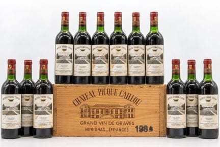 CHATEAU PICQUE CAILLOU.
Jahrgang: 1984.
12 Flasche