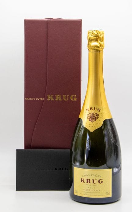 CHAMPÁN KRUG.
BRUT GRANDE CUVÉE.
Sin añada.
En su 