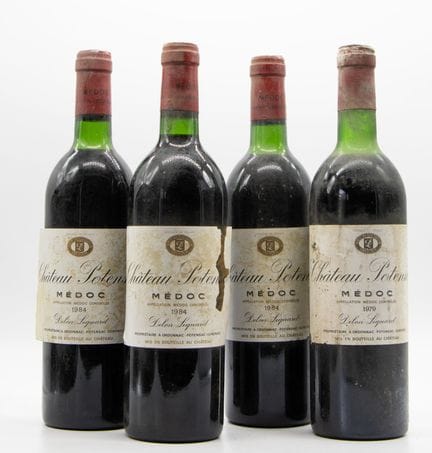 CHATEAU POTENSAC.
Jahrgang: 1979.
1 Flasche.
Jahrg