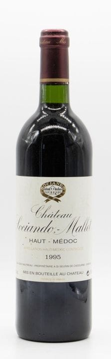 CHATEAU SOCIANDO MALLET.
Jahrgang: 1995.  
1 Flasc