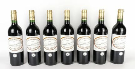 Chateau caronnes ste gemme.
上梅多克。
年份：2003。
7 瓶