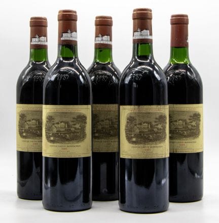 CHATEAU LAFITE ROTHSCHILD.
Jahrgang: 1985.
5 Flasc