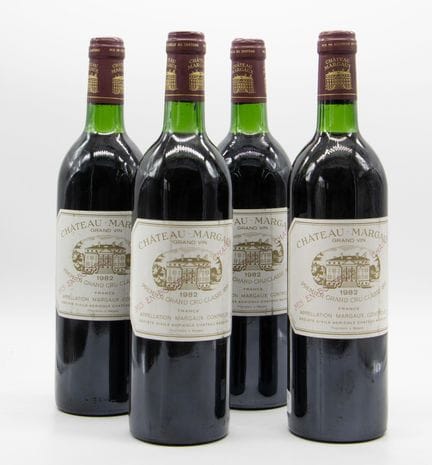 CHATEAU MARGAUX.
Jahrgang: 1982.
4 Flaschen, b.g.