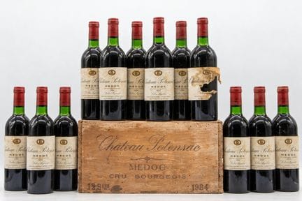 CHATEAU POTENSAC.
Jahrgang: 1984
12 Flaschen, C.B.