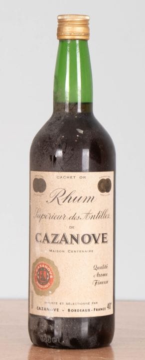RHUM CAZANOVE.
1 bottiglia.
NM