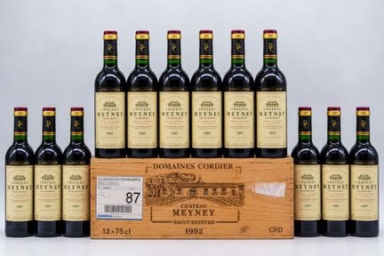 CHATEAU MEYNEY.
Jahrgang: 1992.
12 Flaschen, C.B.O