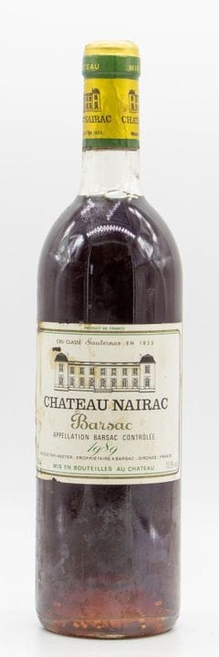 CHATEAU NAIRAC.
Jahrgang: 1989. 
1 Flasche, b.g.