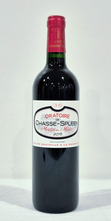 ORATOIRE DE CHASSE SPLEEN.
Jahrgang: 2015.
1 Magnu