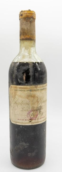 CHATEAU YQUEM.
Jahrgang: 1959, abgefüllt von Nicol