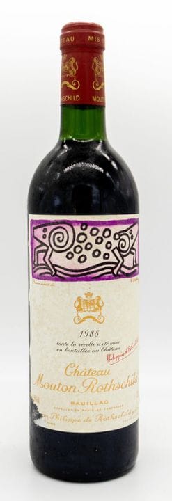 CHATEAU MOUTON ROTHSCHILD.
Jahrgang: 1988.
1 Flasc