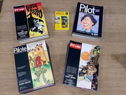 PILOTE 
Set mit 124 Exemplaren (in sehr gutem Zust
