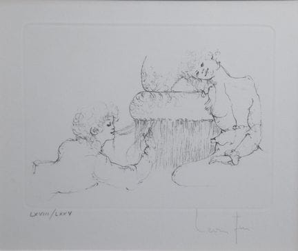 Léonor FINI (1908-1996)
Riposo in salotto, 1972
Ac