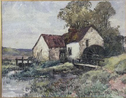 Frederic EDE (1865–1943)
The Mill
Watercolor signe