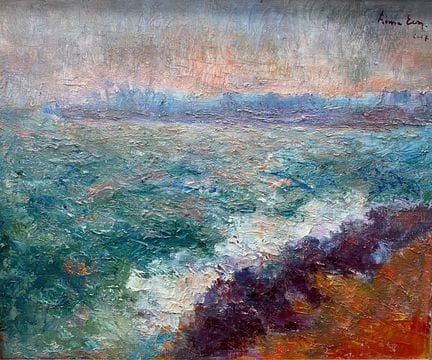 Aimé EON (1923-2012) 
Le Couëdic
Olio su tela, fir