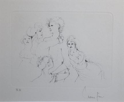 Léonor FINI (1908-1996)
Studio di donne
Acquaforte