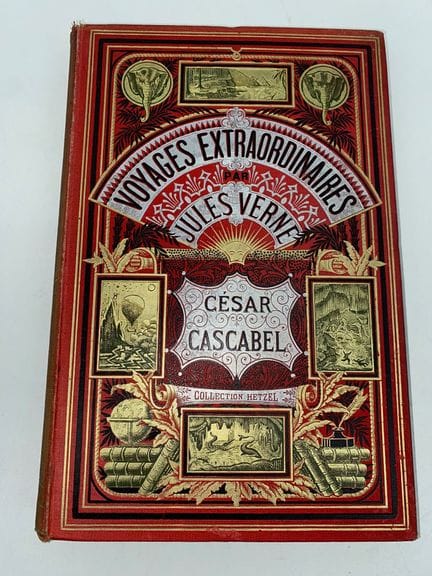 Jules VERNE 
César Cascabel
Gran octavo ilustrado.