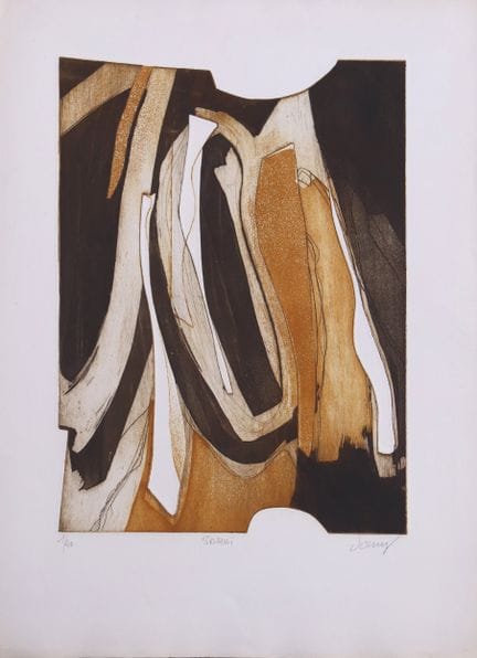 Bertrand DORNY (1931-2015)
Sakaï
Dipinto acquerell