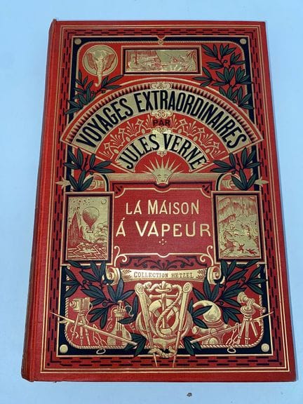 Jules VERNE 
La casa de vapor
Gran octavo ilustrad