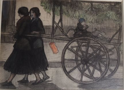 Emmanuel JODELET (1883–1973)
Zwei junge Frauen zie