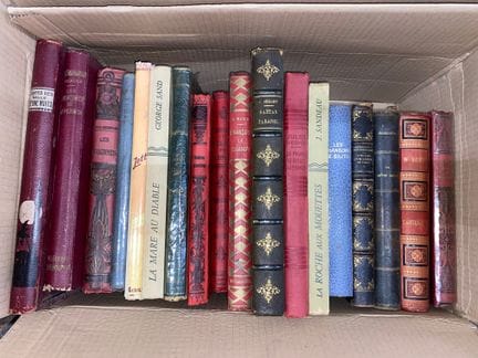 Lote de unos 150 libros de aventuras, novelas, lib