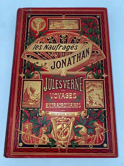 Jules VERNE 
Los náufragos del Jonathan
Gran octav